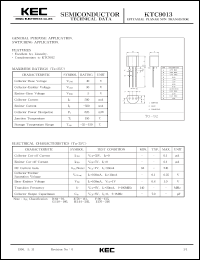 KTC9013 Datasheet