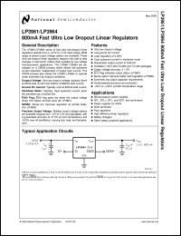 LP3961ET-2-5 Datasheet