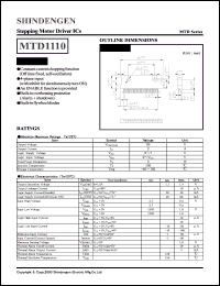 MTD1110 Datasheet