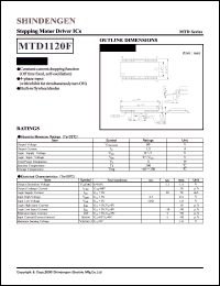 MTD1120F Datasheet