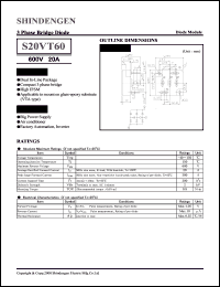 S20VT60 Datasheet