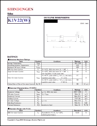 K1V22W Datasheet