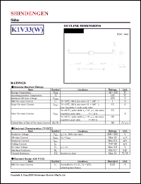 K1V33W Datasheet