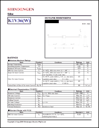 K1V36W Datasheet