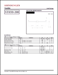 ST03D-200 Datasheet
