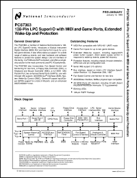 PC87363-IBW-VLA Datasheet
