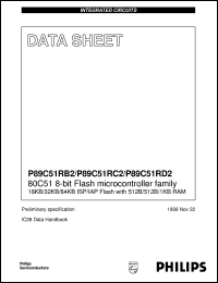 P89C51RD2 Datasheet