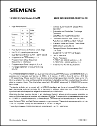 HYB39S16800CT-10 Datasheet