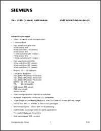 HYM322030GS-50 Datasheet