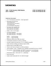 HYM72V1600GS-60 Datasheet