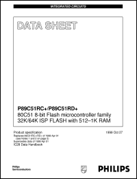 P89C51RC- Datasheet