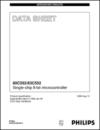 P80C552IFB-08 Datasheet