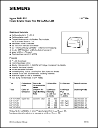 LHT676-NR Datasheet