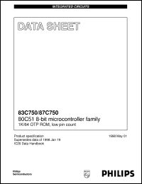 P87C750PFFFA Datasheet