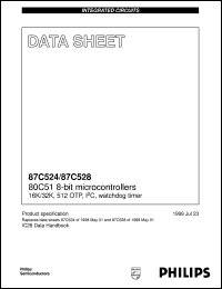 P87C524GBPN Datasheet