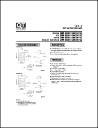 GMA8875C Datasheet