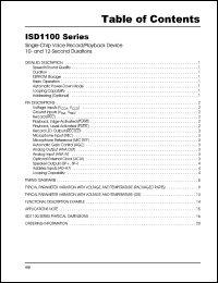 ISD1112X Datasheet