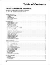 ISD2532SI Datasheet
