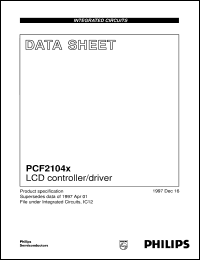 PCF2104LU-2-F1 Datasheet