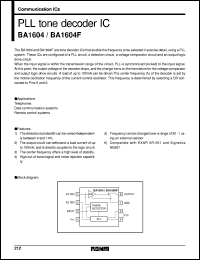 BA1604F Datasheet