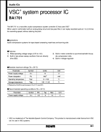 BA1701 Datasheet