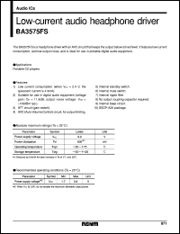 BA3575FS Datasheet