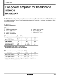 BA3612AKV Datasheet