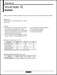 BA3836 Datasheet