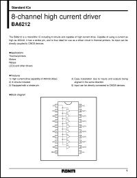 BA6212 Datasheet