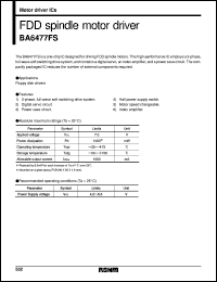 BA6477FS Datasheet