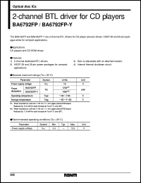 BA6792FP-Y Datasheet