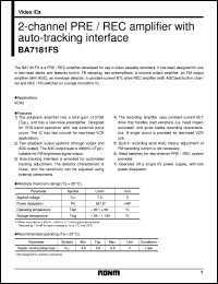 BA7181FS Datasheet