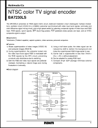 BA7230LS Datasheet