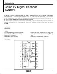 BA7232FS Datasheet