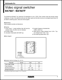 BA7607 Datasheet