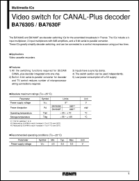BA7630S Datasheet