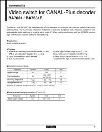 BA7631F Datasheet