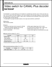 BA7632AF Datasheet