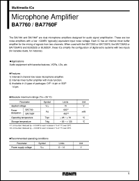 BA7760F Datasheet