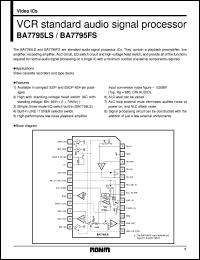 BA7795FS Datasheet