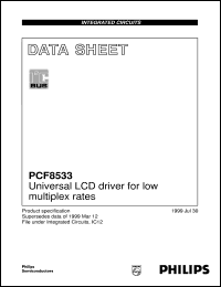 PCF8533U-2-2 Datasheet
