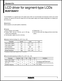 BU9728AKV Datasheet