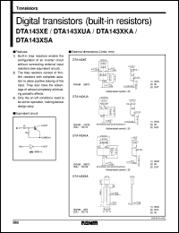DTA143XSA Datasheet