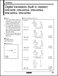 DTA144TSA Datasheet