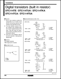 DTC114TUA Datasheet