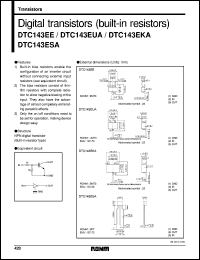 DTC143EUA Datasheet
