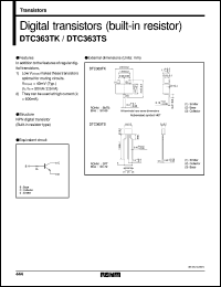 DTC363TK Datasheet