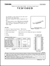 TCD1502D Datasheet