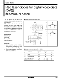 RLD-65MC Datasheet