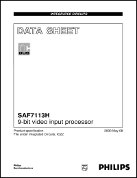SAF7113H Datasheet